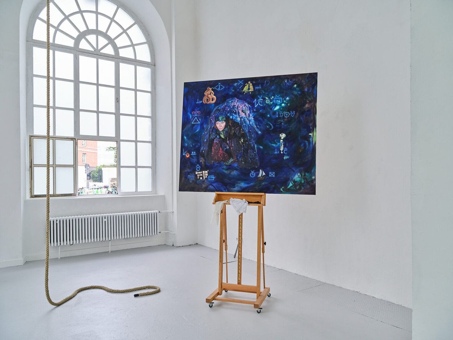 Foto: Kunstwerke in Galerieraum