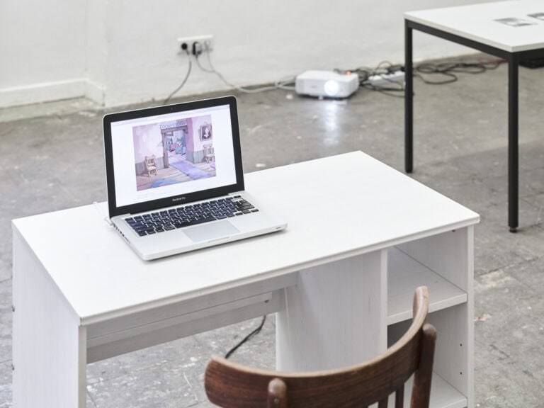 Foto: Kunstwerke in Galerieraum