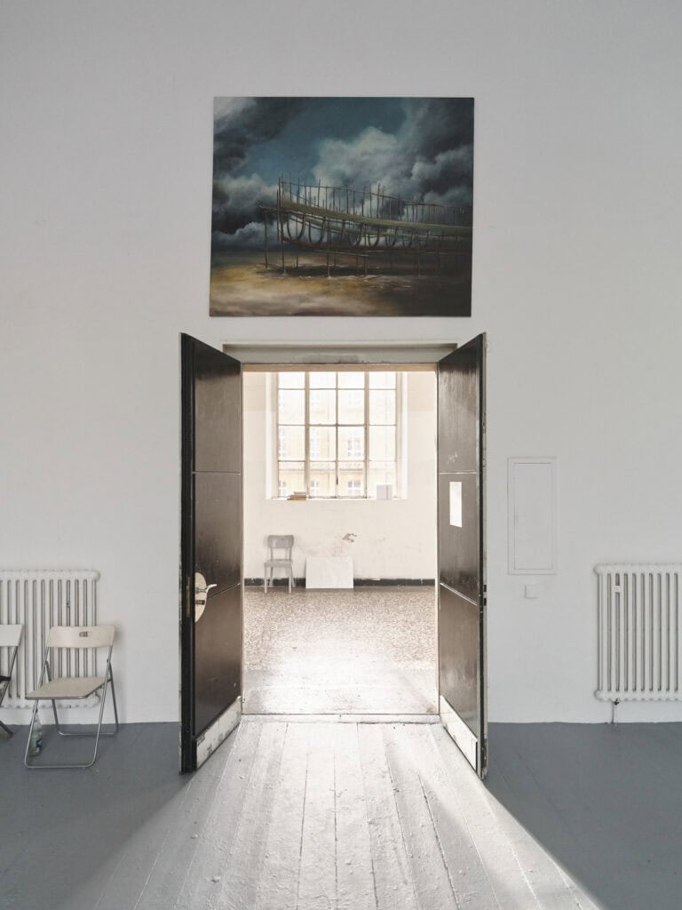 Foto: Kunstwerke in Galerieraum