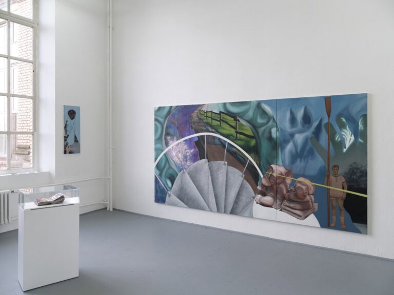 Foto: Kunstwerke in Galerieraum