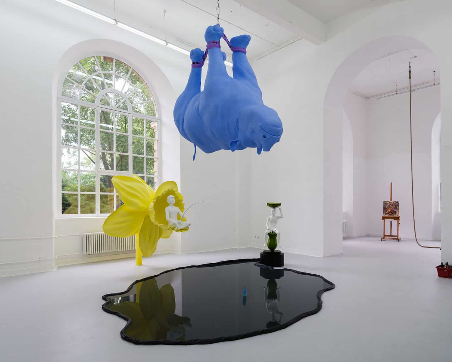 Foto: Kunstwerke in Galerieraum