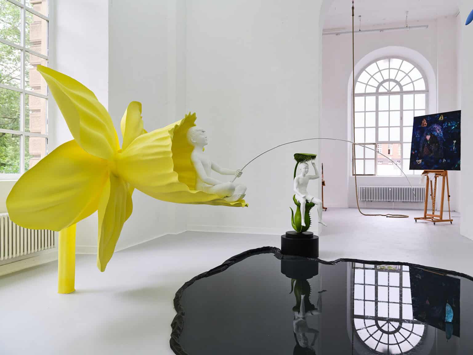 Foto: Kunstwerke in Galerieraum